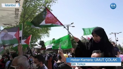 İstanbul’da İsrail’i Protesto Eylemleri