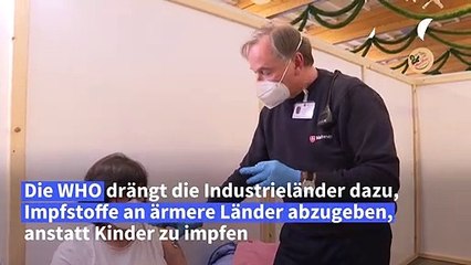 WHO: "Impfen Sie jetzt keine Kinder!"