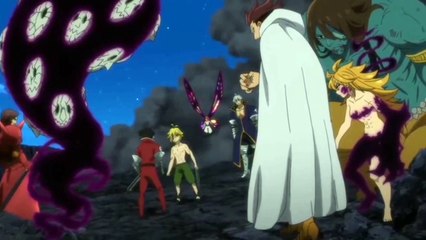 Seven deadly sins meliodas vs ten commandments