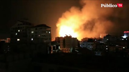 Quinto día de bombardeos sobre la franja de Gaza