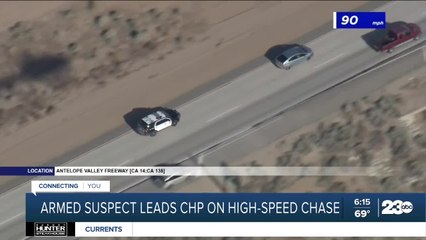 High-speed chase starts in Kern County