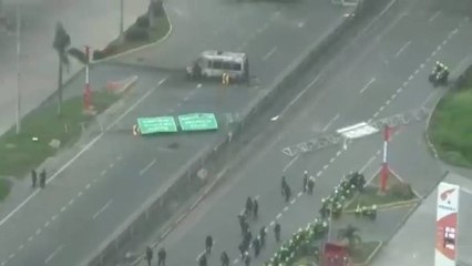 Se presentan bloqueos y disturbios en Buga