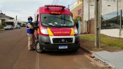 Jovem de 19 anos é socorrido pelo Corpo de Bombeiros no Bairro Santa Cruz