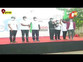 Odisha Marks 32nd National Road Safety Month With Cyclothon