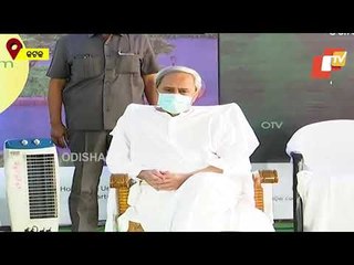 Odisha CM After Laying Foundation Stone Of New Bus Terminus At Khan Nagar, Cuttack