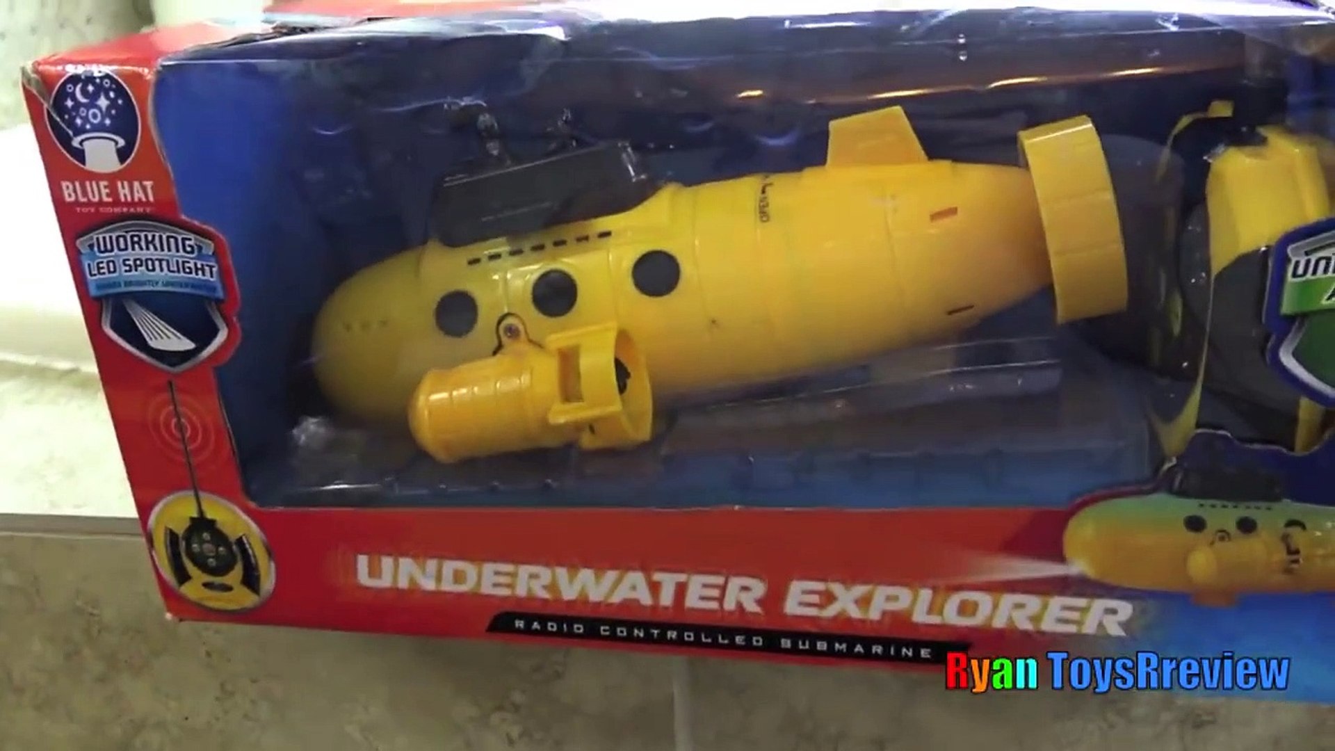 Blue hat toy hot sale company underwater explorer