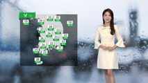 [날씨] 오늘 종일 비...중부 지방 미세먼지 '나쁨' / YTN