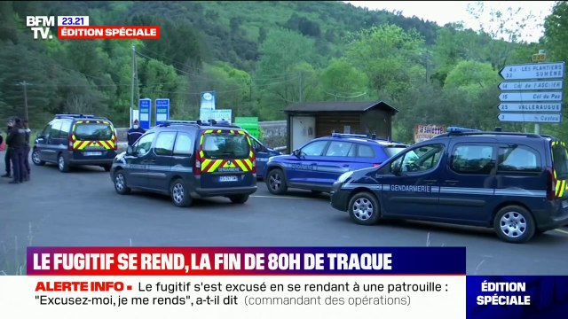 Cévennes: après 80 heures de traque, le fugitif se rend