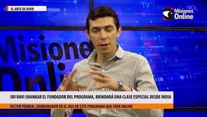 Sri Ravi Shankar el fundador del programa, brindará una clase especial desde India