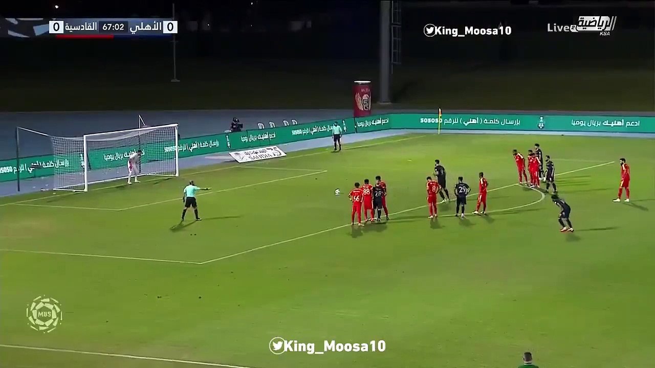 الاهلي 1 × 0 القادسية | هددددف اللقاااء الوحيد ⚽ "