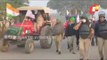 Farmers Hold Tractor Rally At Singhu Border Near Delhi