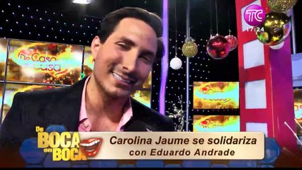 Carolina Jaume preocupada por la situación de Eduardo Andrade en Guatemala