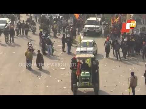 Congress Takes Out Rally In Hubli Karnataka Supporting Tractor Rally In Delhi