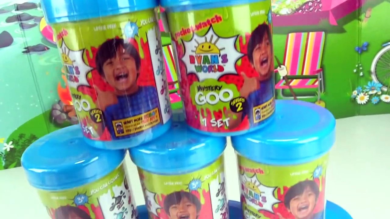 Ryan'S World Mystery Goo Opening + Slime Mixing In One Bowl Toy