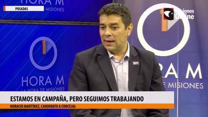 Estamos en campaña, pero seguimos trabajando