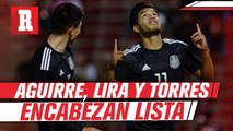 Eduardo Aguirre, Lira y Torres encabezan lista para gira previa a Olímpicos