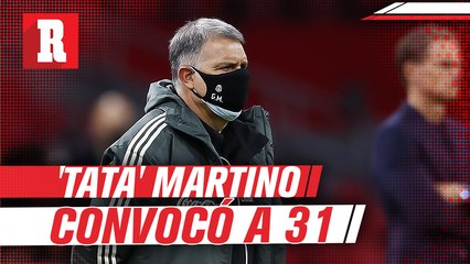 'Tata' Martino convocó a 31 jugadores para amistoso y el Final Four