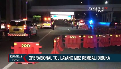 Operasional Tol Layang MBZ Kembali Dibuka