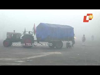 Farmers' Protest | Visuals From Delhi-UP Border