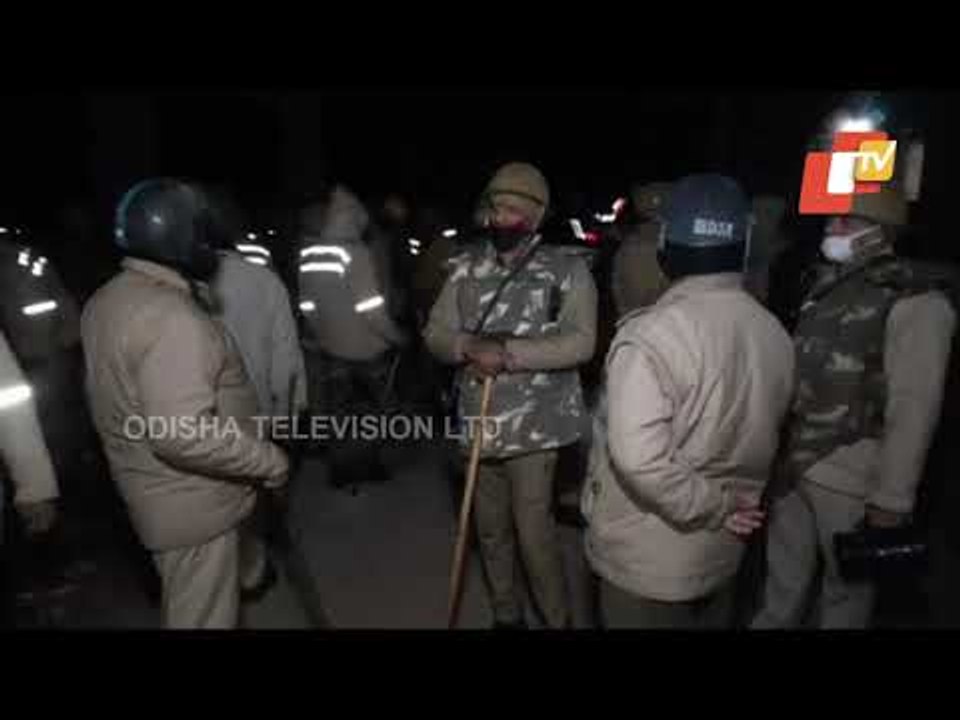 Police Remove Protesting Farmers From Protest Site At Baghpat