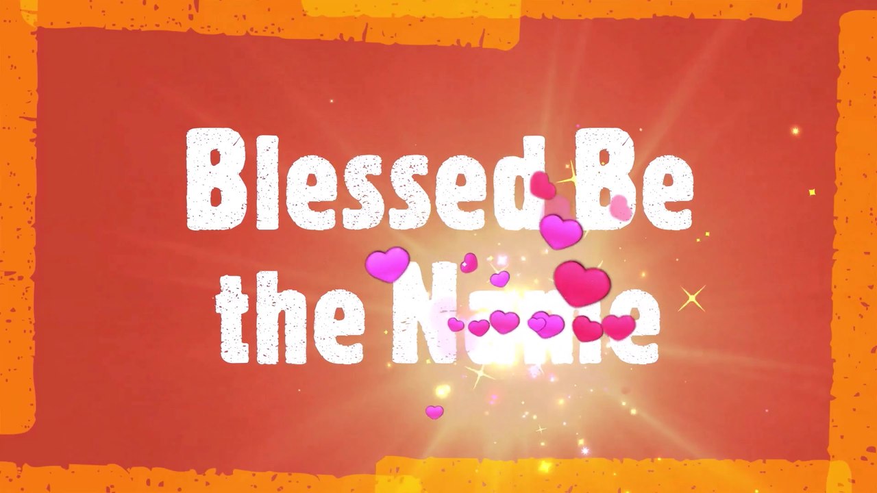 Blessed Be the Name (with "JESUS" banners)