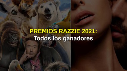 PREMIOS RAZZIE 2021: Todos los ganadores