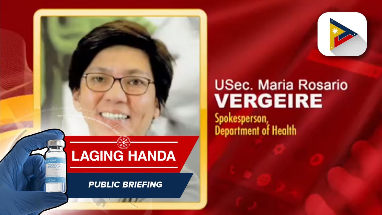 Panayam ng PTV kay USec. Maria Rosario Vergeire kaugnay ng patuloy na pagtugon sa epekto ng COVID-19 at lagay ng dalawang Pinoy na nakitaan ng Indian variant