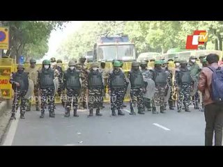 Leftist Student Organisations Take Out March In Delhi Supporting Farmer Protest