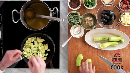 Giro d’Italia 2021 | Stage 10  | Risotto Carnaroli con patate, cozze, pepe nero, pomodori