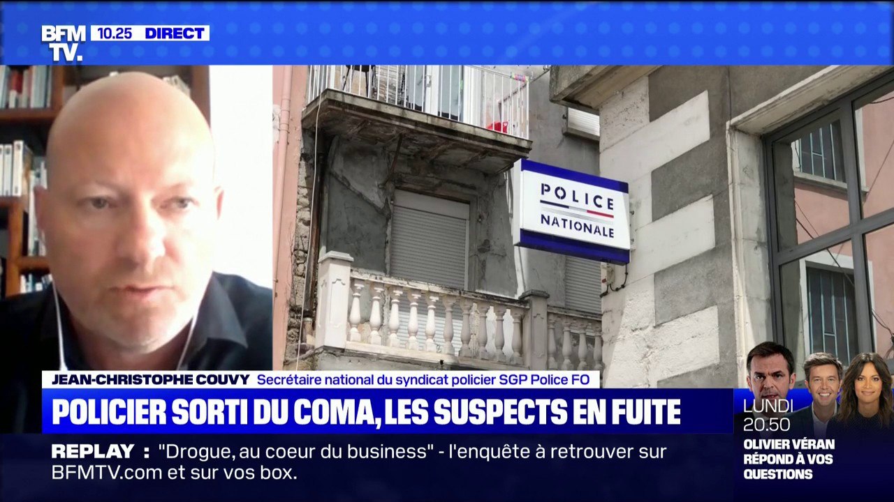 Pour le secrétaire national du syndicat policier SGP Police FO, "quand on attaque un flic, la prison, c'est automatique"