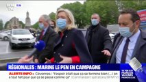 Dans les Hauts-de-France, Marine Le Pen se dit 