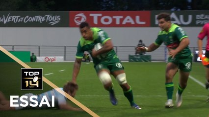 TOP 14 - Essai de Giovanni HABEL-KUFFNER (SP) - Section Paloise - Racing 92 - J24 - Saison 2020/2021