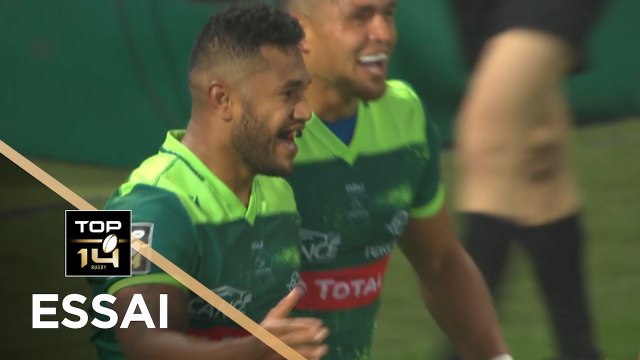 TOP 14 - Essai de Tumua MANU (SP) - Section Paloise - Racing 92 - J24 - Saison 2020/2021