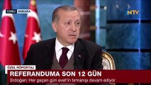 Erdoğan'dan 'referandum anketi' sorusuna cevap