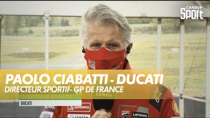 Paolo Ciabatti, directeur sportif de Ducati s'est livré au micro de Canal+ - GP de France