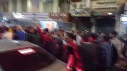 - Batı Şeria'da sabah namazından sonra Gazze'ye destek yürüyüşü