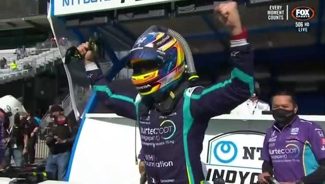 IndyCar Series 2021 Indianapolis GP Qualifying Grosjean On Pole Position