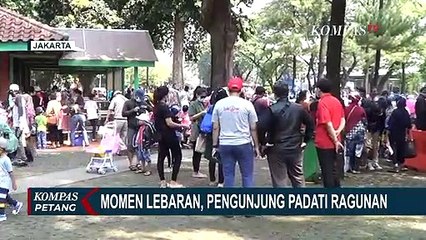 Momen Lebaran, Ribuan Pengunjung Padati Ragunan dan Ancol
