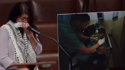 ABD'li vekil Gazze'de olanları anlatırken gözyaşlarını tutamadı: En kutsal mekanınıza ses bombaları atılırken dua edebilir miydiniz?