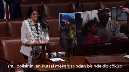 ABD'li vekil Filistin'i anlatırken gözyaşlarına hakim olamadı