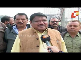 Rourkela MP Jual Oram Reviews Work Progress Of Brahmani Bridge Construction