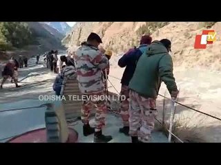 Glacier Breaks In Uttarakhand- ITBP Troops Engaged In Rescue Operations