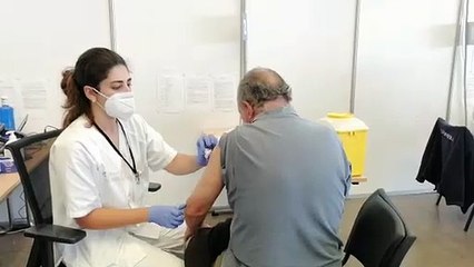 Comienza la vacunación a los mayores de 60 en el Recinto Ferial