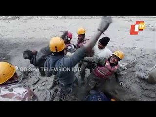 ITBP Personnel Rescue 1 Person Trapped In Tapovan Dam Tunnel, Uttarakhand
