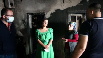 - Yanan evi için Evsa'ya güzel haber hayırseverlerden geldi