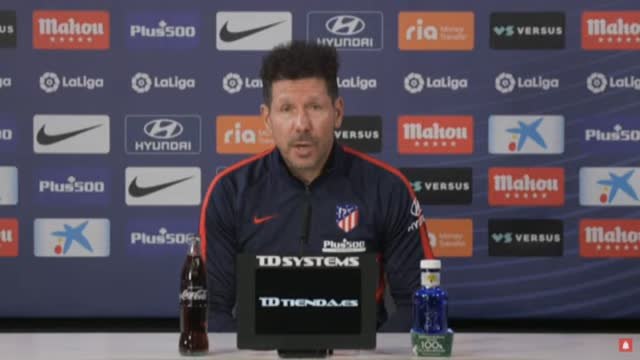 Simeone: Entramos en la zona Suárez, está acostumbrado a estos partidos