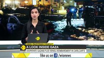 Israel-Palestinian Conflict - Desperate Gazans flee Israeli bombardment in cars, carts _ World News