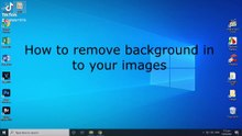 Removing background to your images