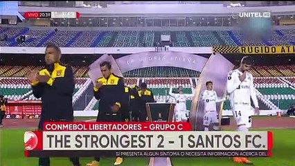 The Strongest venció a Santos por 2 a 1 y aún respira en la Libertadores
