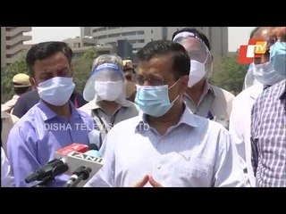 Delhi CM Reviews Construction Work Of COVID Care Centre